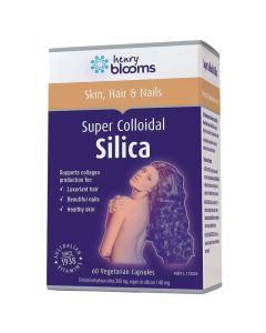 Henry Blooms Super Colloidal Silica300 Mg 60 Vegetarian Capsules