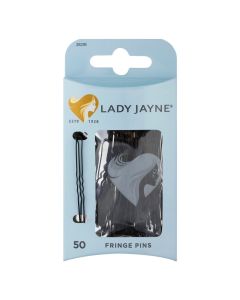 Lady Jayne Fringe Pins, Black, 5 Cm, Pack 50