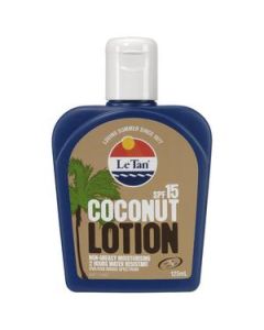 Le Tan Coconut Lotion SPF15+ 125mL