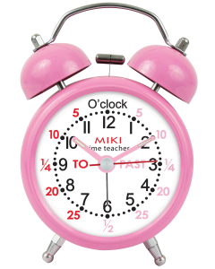 Miki Time Teacher Alarm Clock Pink