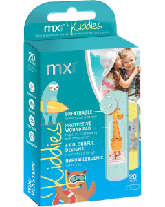 MX Health Kiddies Assorted Plasters 20 Pack