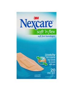Nexcare Soft N Flex Wound Strips 20 Pack