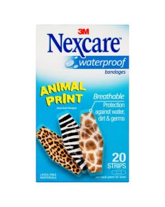 Nexcare Waterproof Animal Strips 20 Pack