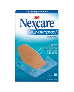 Nexcare Waterproof Strips Large 10 Pack