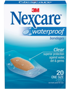 Nexcare Waterproof Medium Strips 20 Pack