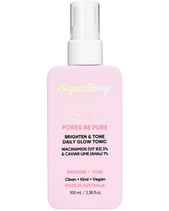 SugarBaby Pores Be Pure Brighten & Tone Daily Glow Tonic 100ml