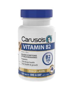 Caruso's Natural Health Vitamin B2 100mg 120 Tablets